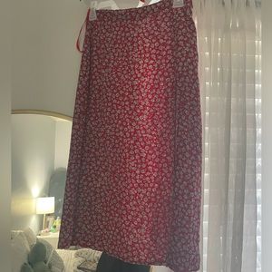 Floral Midi Skirt